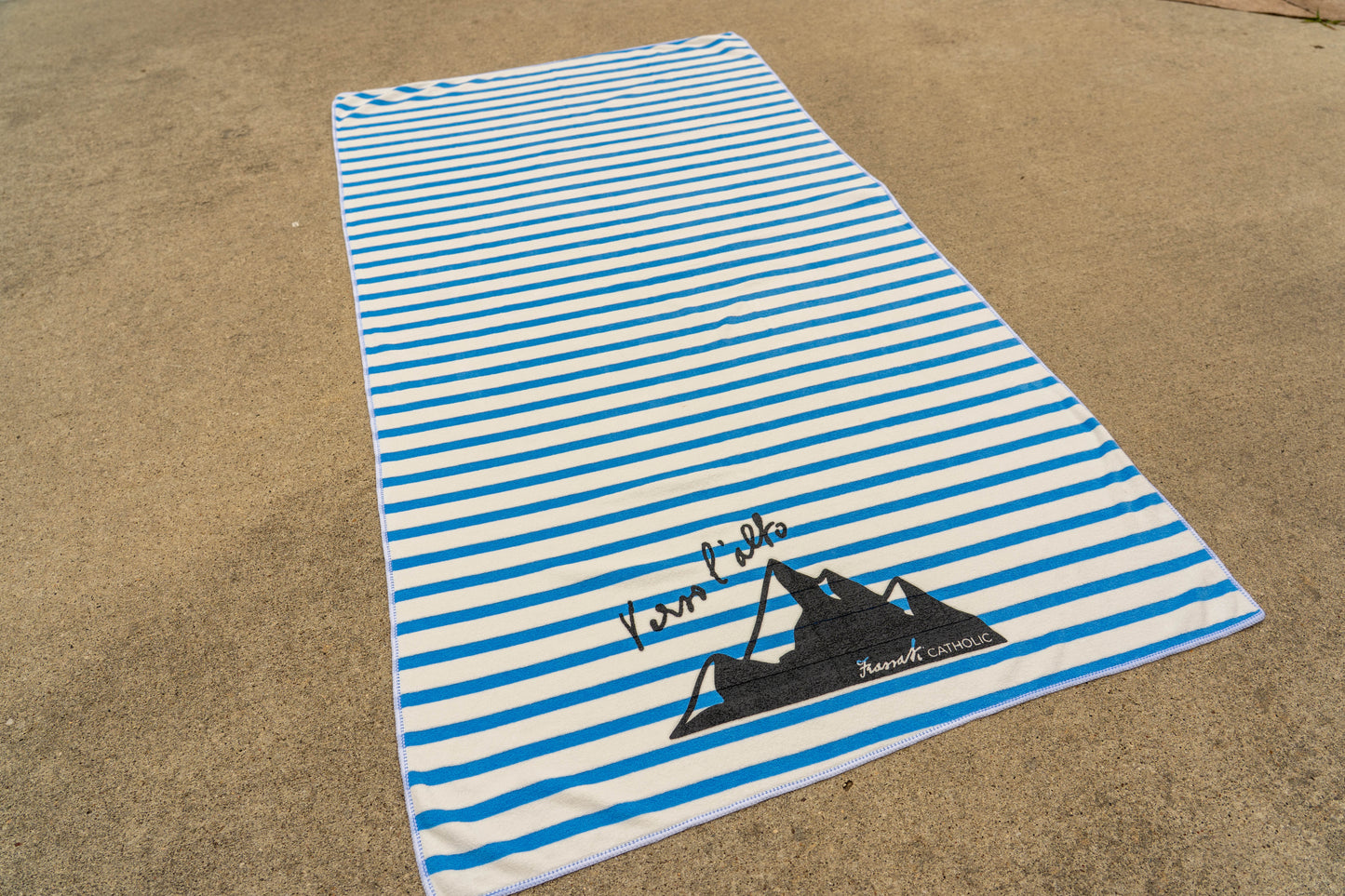 Verso l'alto Striped Beach / Bath Towel
