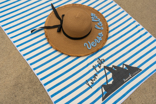 Verso l'alto Striped Beach / Bath Towel