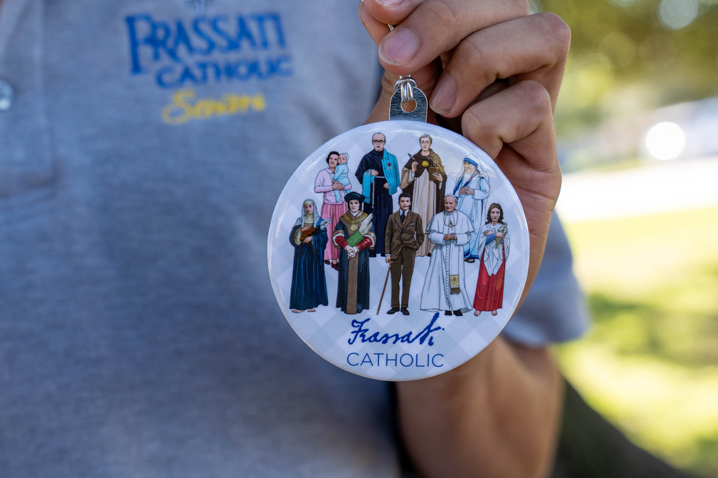 Frassati Catholic Patron Saints Metal Ornament