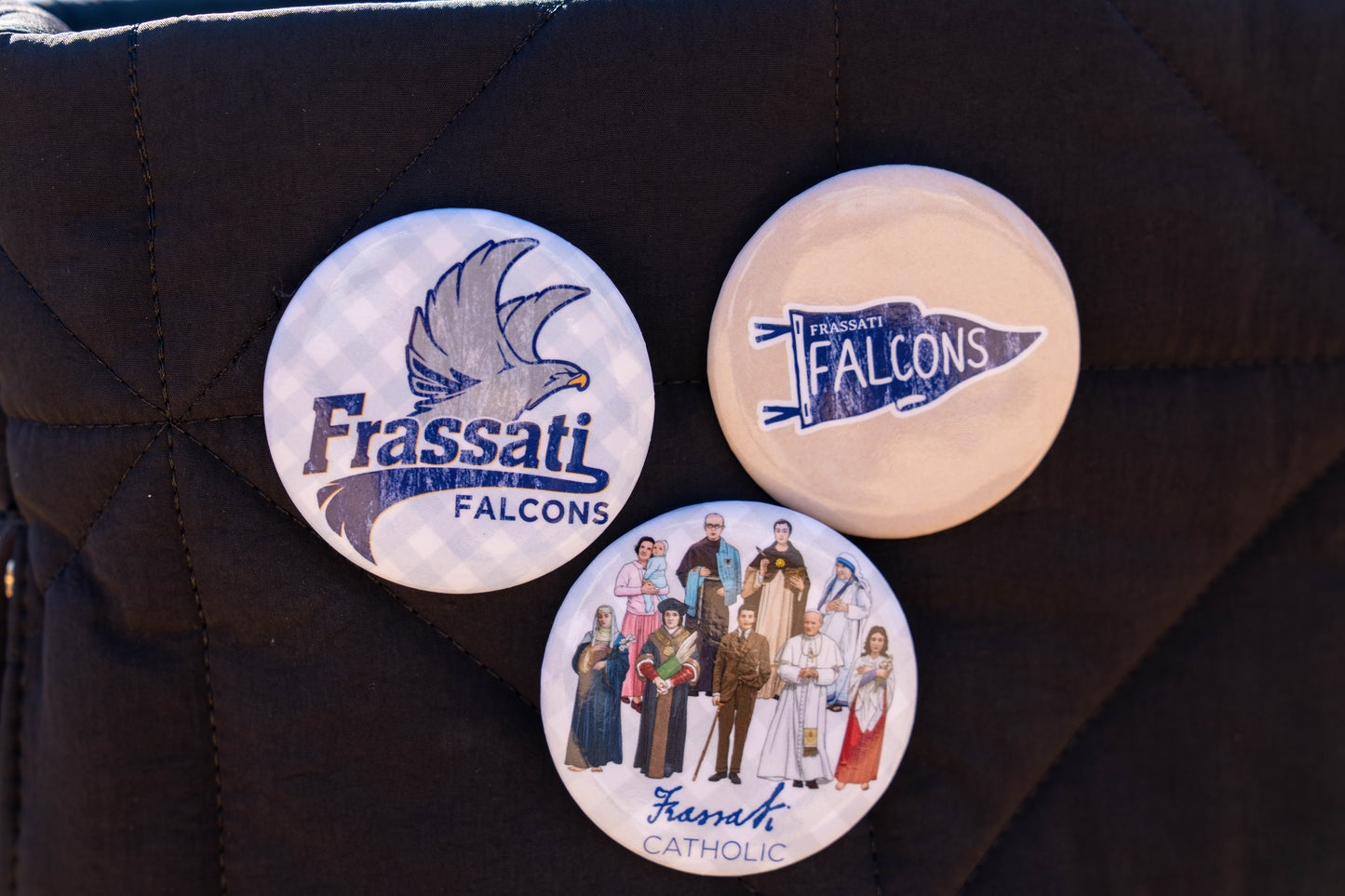 Set of 3 Frassati Catholic Buttons