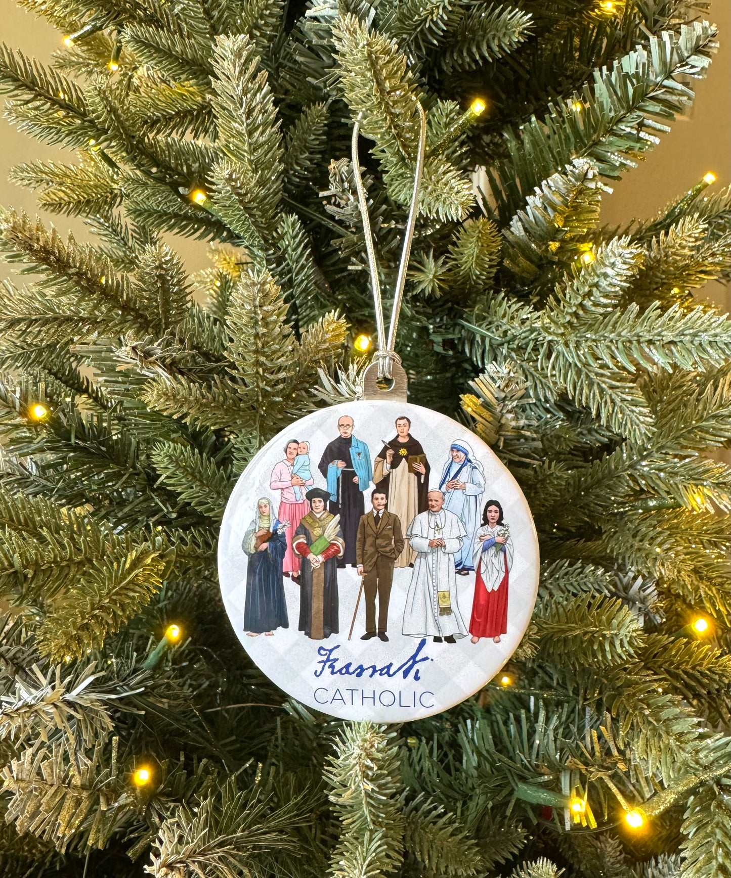 Frassati Catholic Patron Saints Metal Ornament