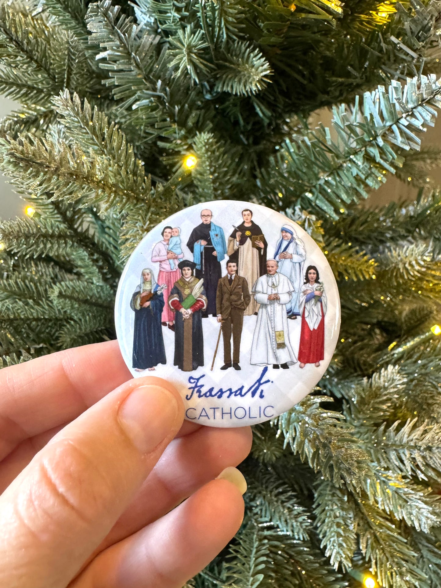 Set of 3 Frassati Catholic Buttons