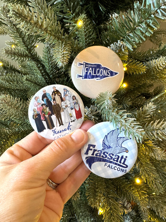 Set of 3 Frassati Catholic Buttons