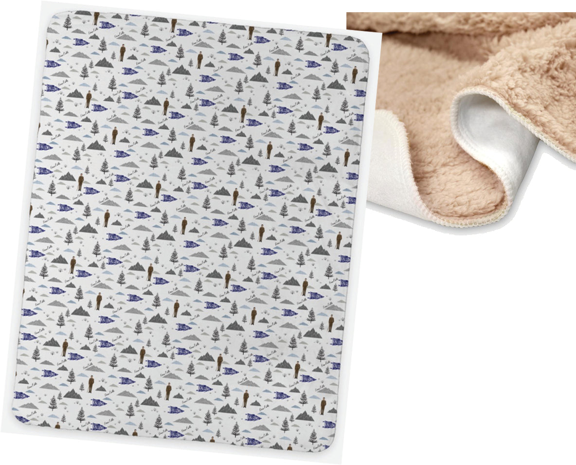 Frassati Catholic Sherpa Lined Blanket