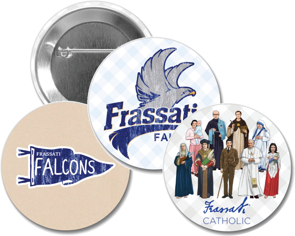 Set of 3 Frassati Catholic Buttons